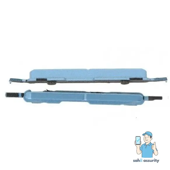 Volume Side Button Outer for Motorola Moto G72 Blue